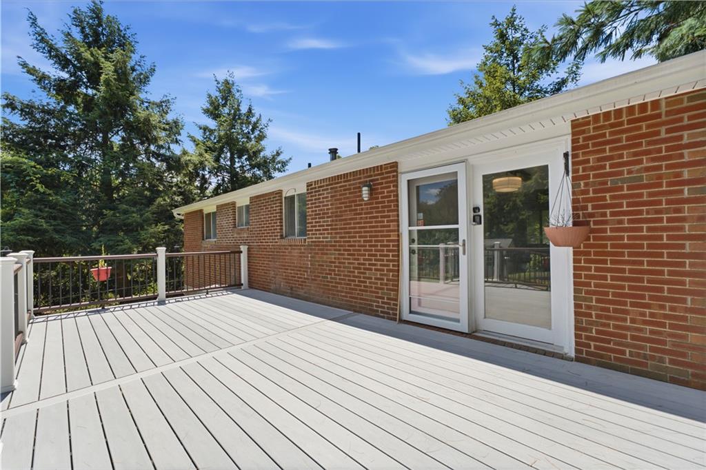 Just installed in 2023, this Trex Deck is awesome for entertaining and enjoying the outdoors