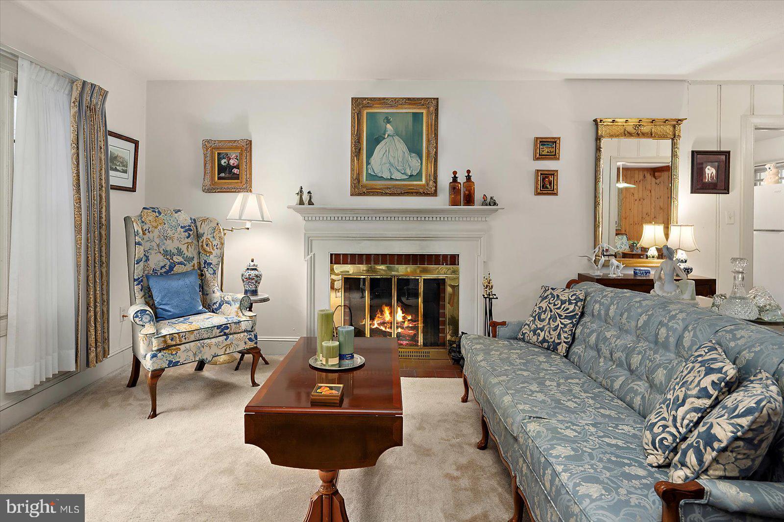 1001 Riverside Drive Salisbury, MD 21801 - Photo 4 of 47 a living room with furniture and a fireplace