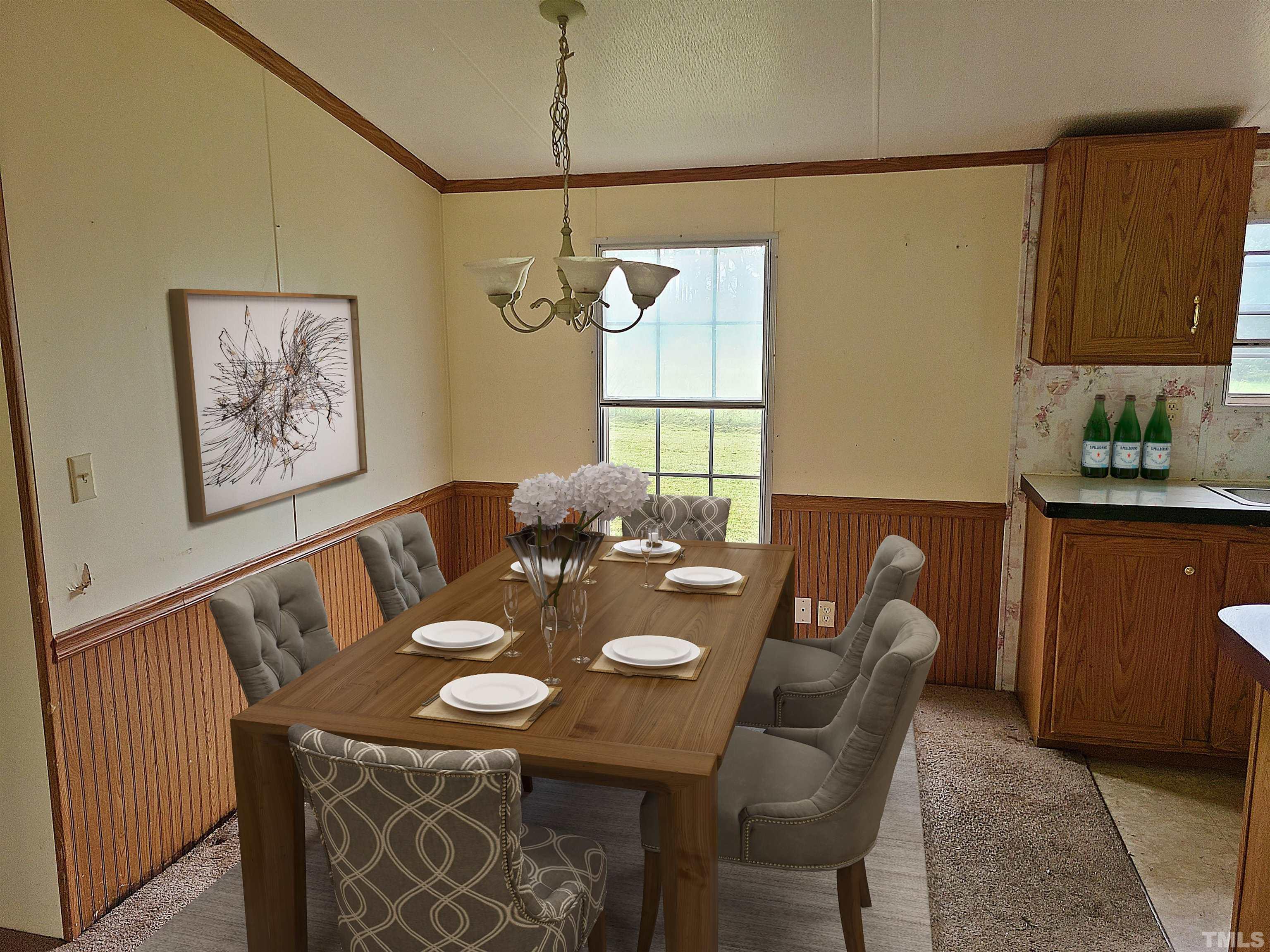 95 Moore Perkerson Road Spring Hope, NC 27882 - Photo 16 of 31 a view of a dining room with furniture
