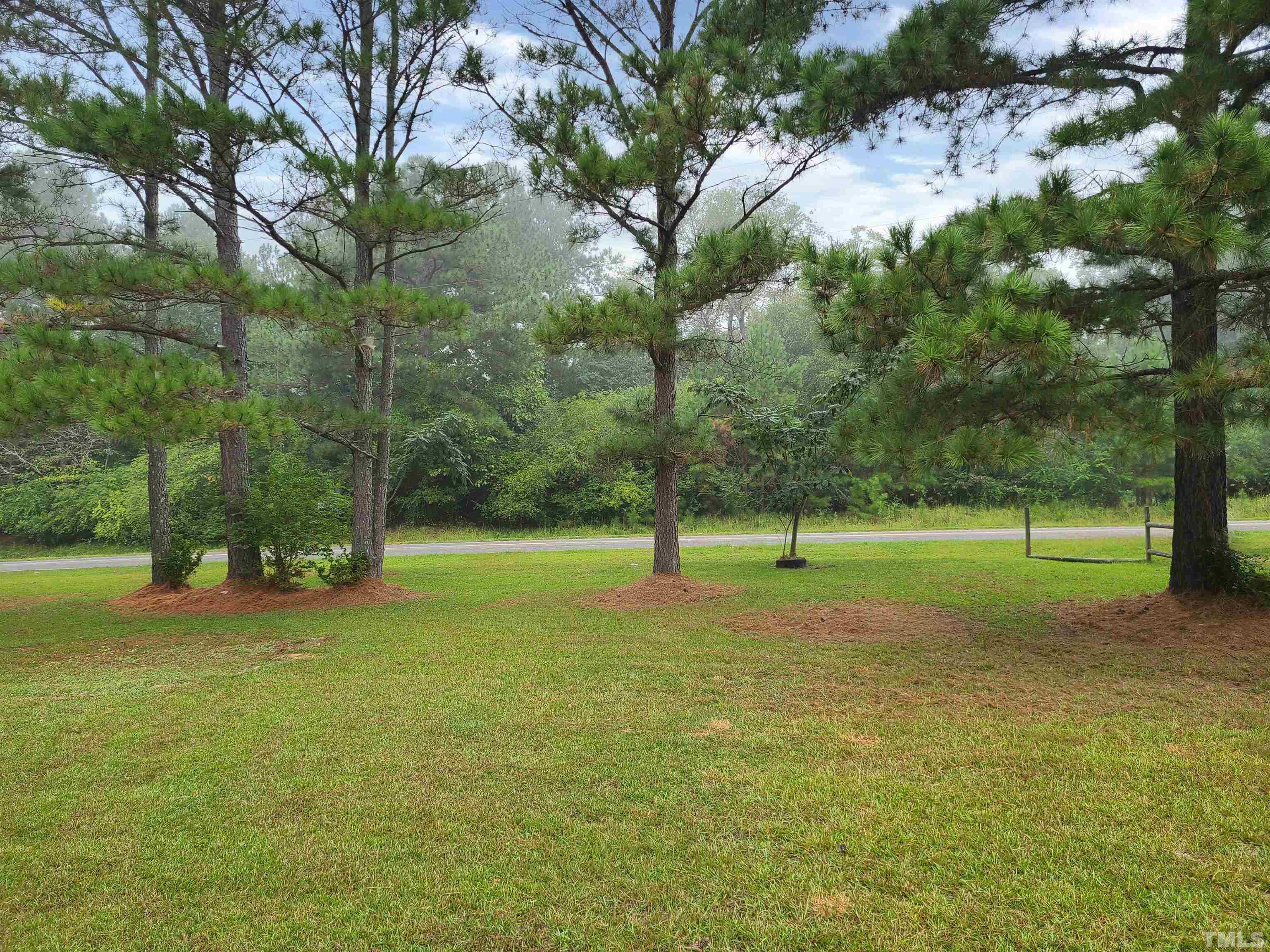 95 Moore Perkerson Road Spring Hope, NC 27882 - Photo 6 of 31 a view of a field with trees in the background