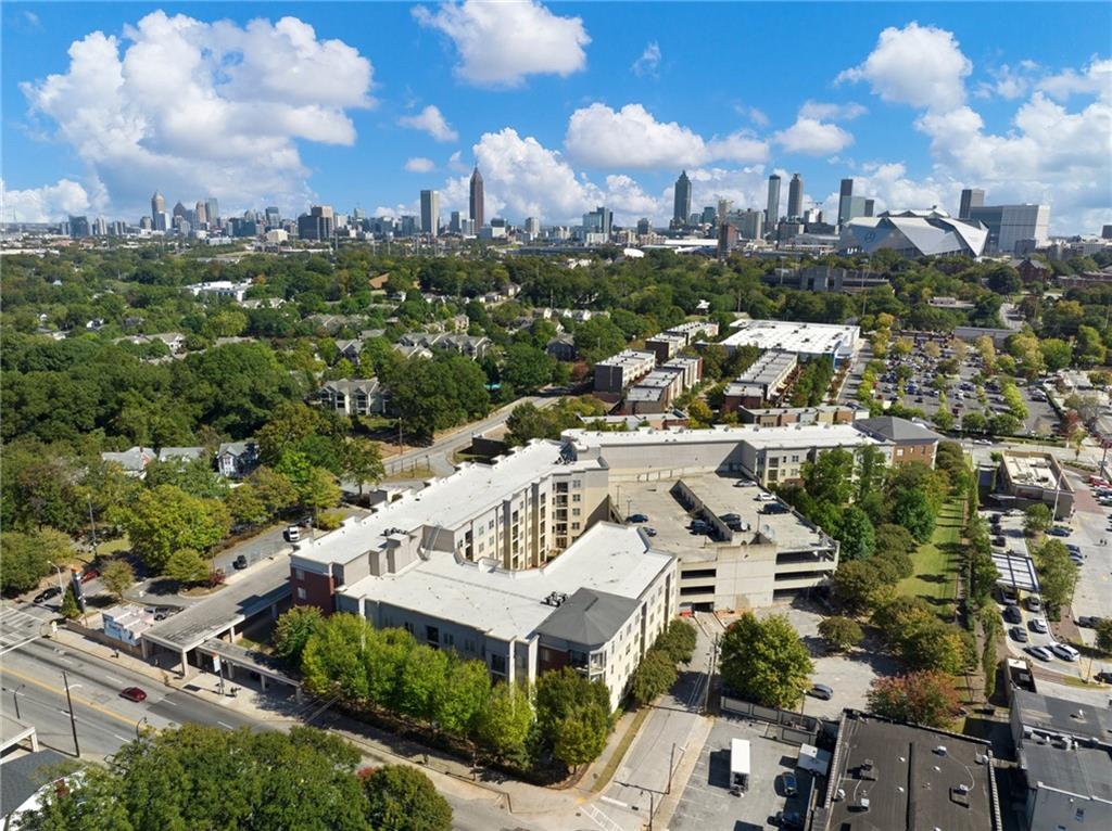 870 Mayson Turner Road Northwest, Unit 1414 Atlanta, GA 30314 - Photo 1 of 1 an aerial view of a city with lots of residential buildings