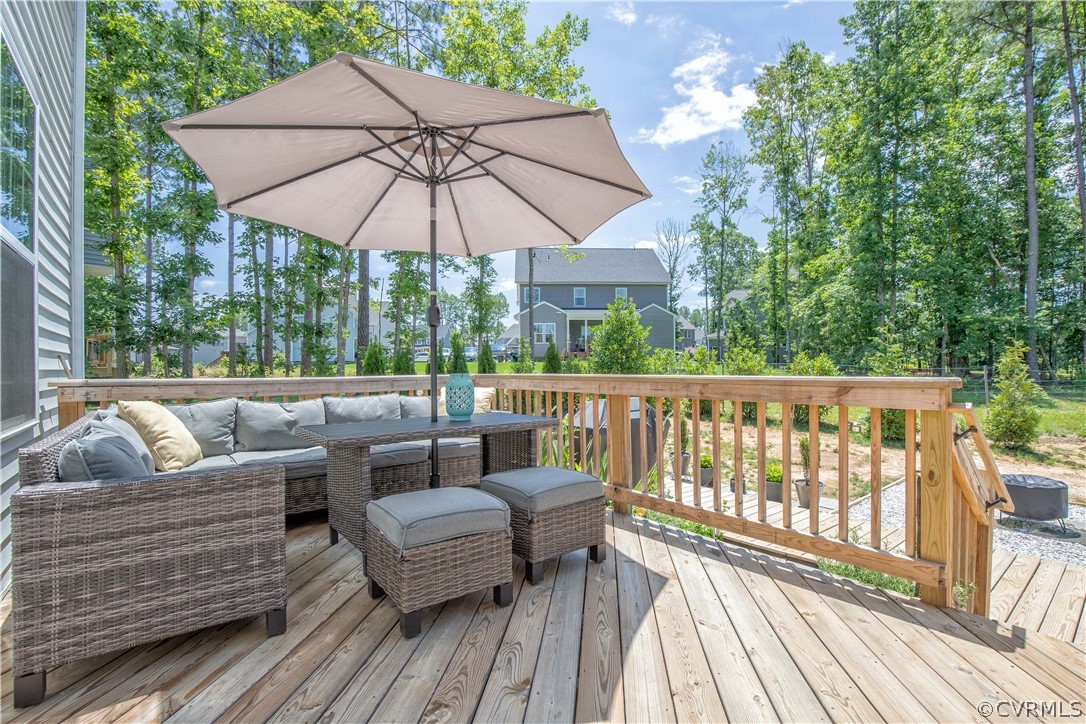 15525 Wolfboro Road Chesterfield, VA 23832 - Photo 31 of 35 Rear Deck