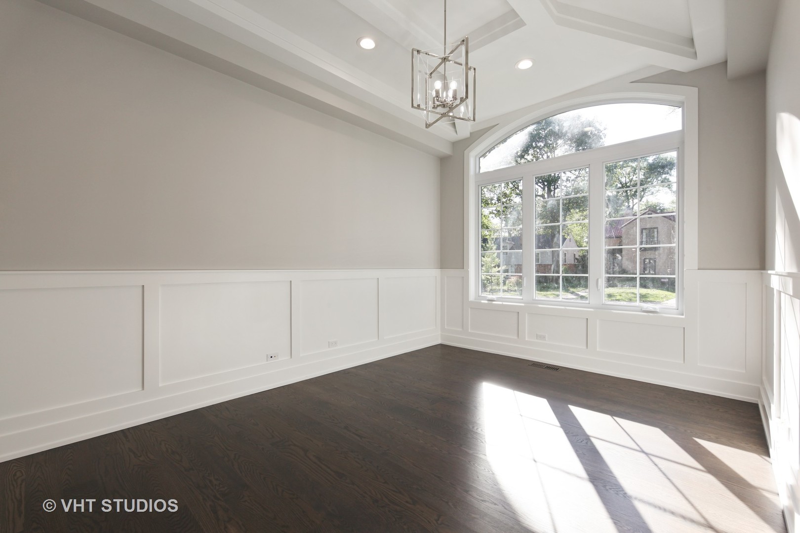 719 Juniper Road Glenview, IL 60025 - Photo 3 of 39 wooden floor in an empty room with a window