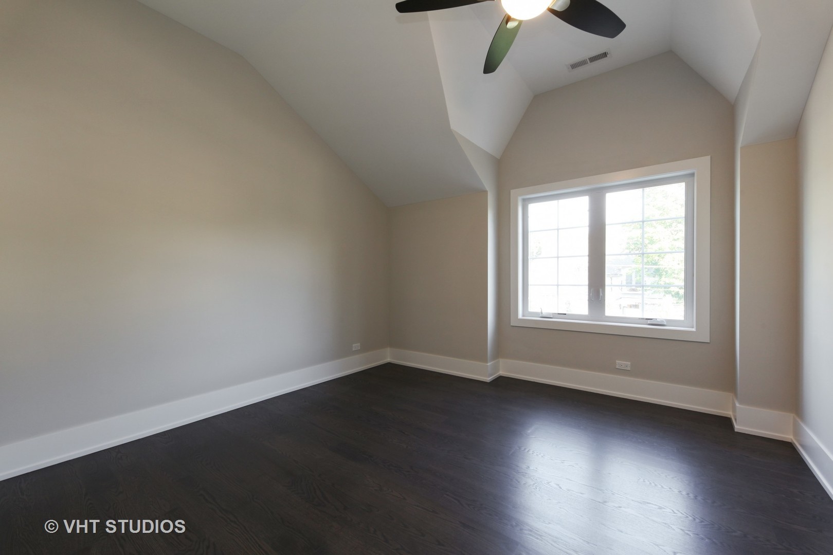 719 Juniper Road Glenview, IL 60025 - Photo 24 of 39 wooden floor in an empty room with a window