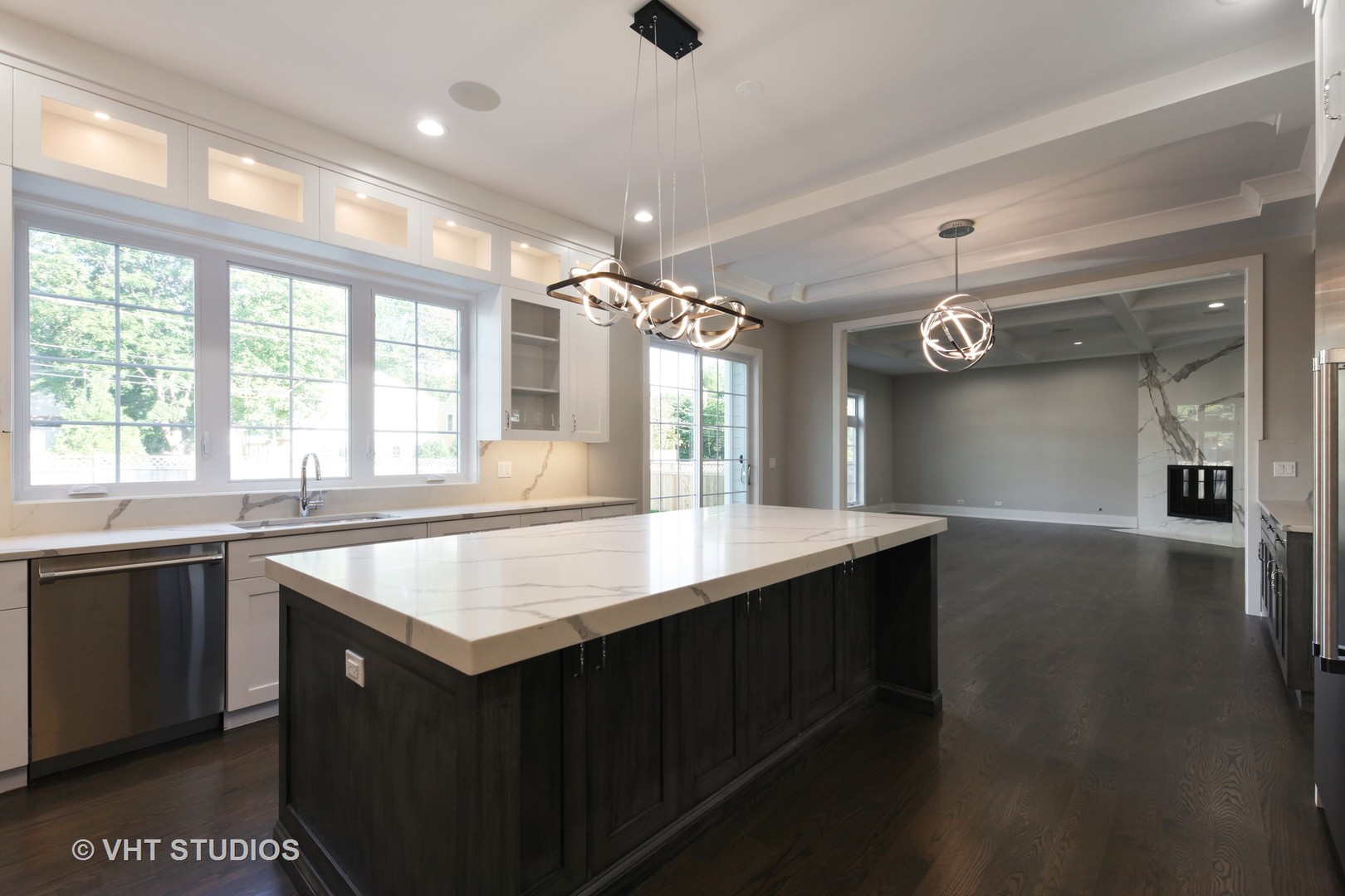 719 Juniper Road Glenview, IL 60025 - Photo 6 of 39 a kitchen with a counter space sink and window