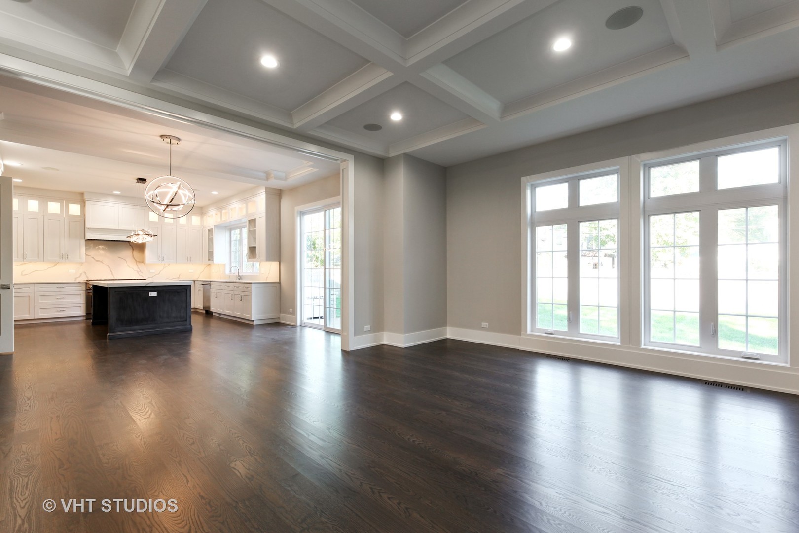 719 Juniper Road Glenview, IL 60025 - Photo 7 of 39 an empty room with wooden floor and windows