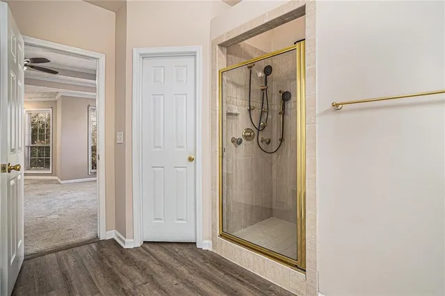 a view of walk in closet