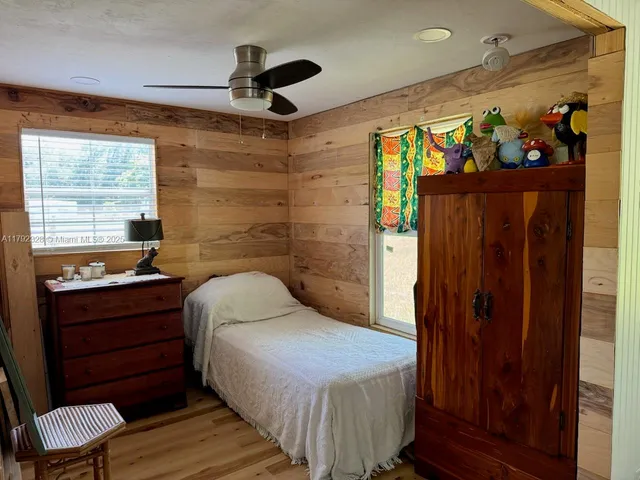 a room with furniture and a gate