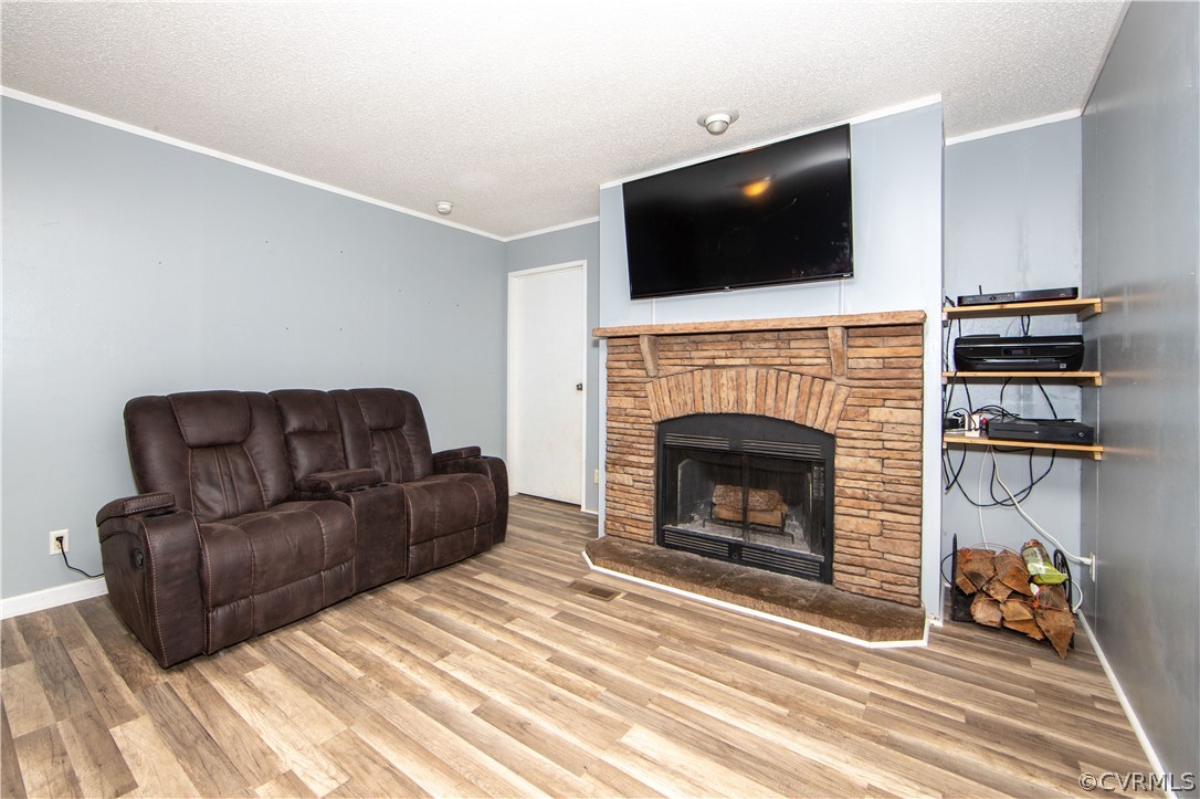 38 Bonbrook Creek Road Cumberland, VA 23040 - Photo 5 of 25 With built-in shelving and a beautiful mantle the living room is both functional and beautiful.