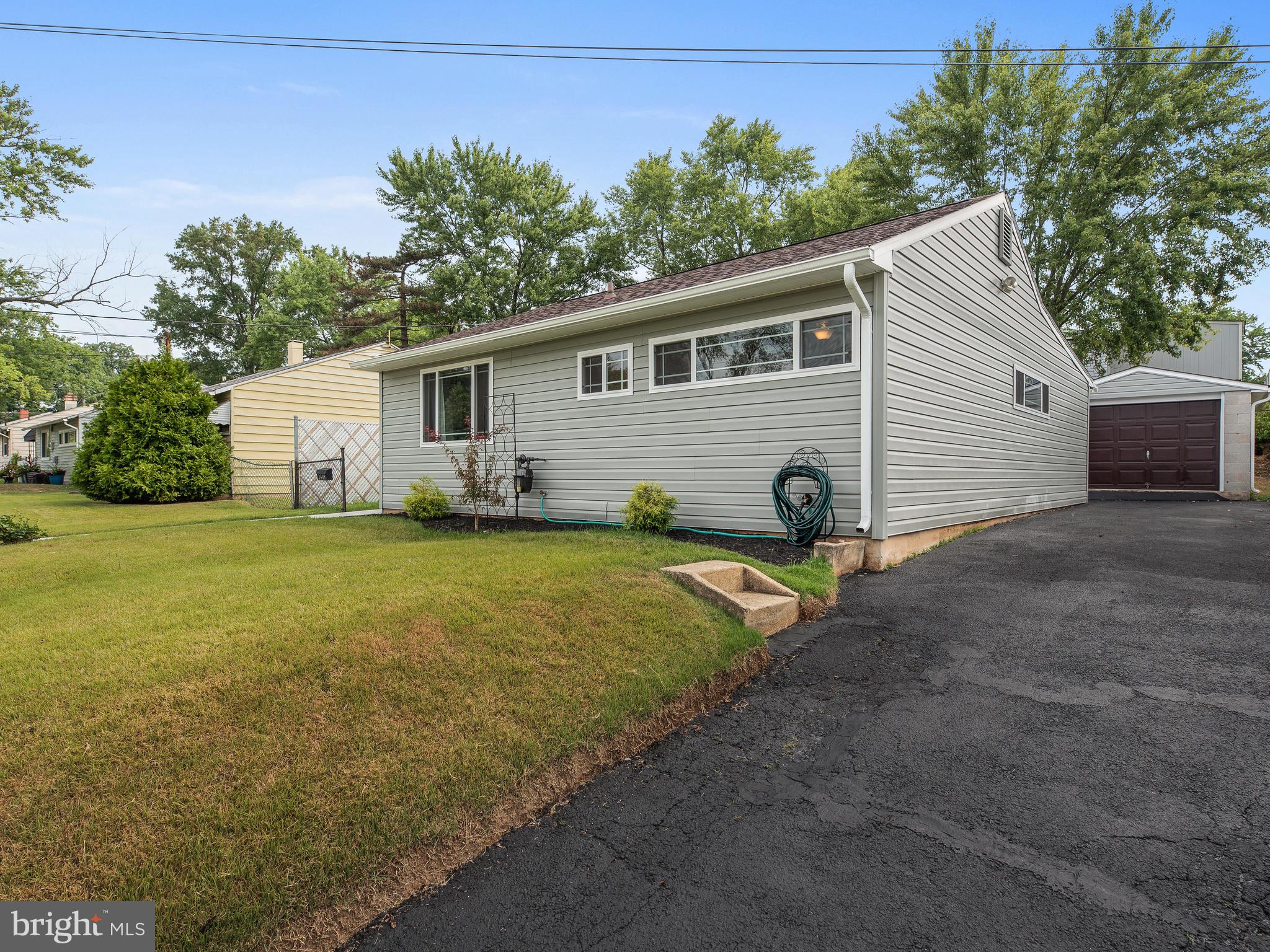 Welcome home!  Long driveway and detached garage!