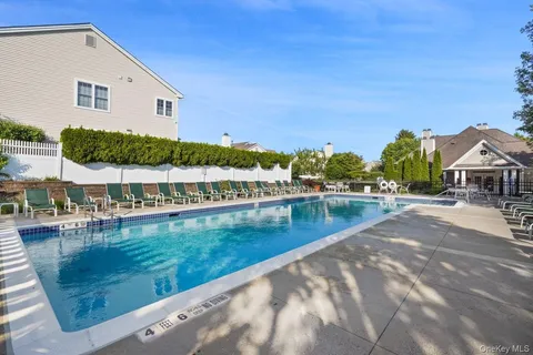 a view of a lake with houses