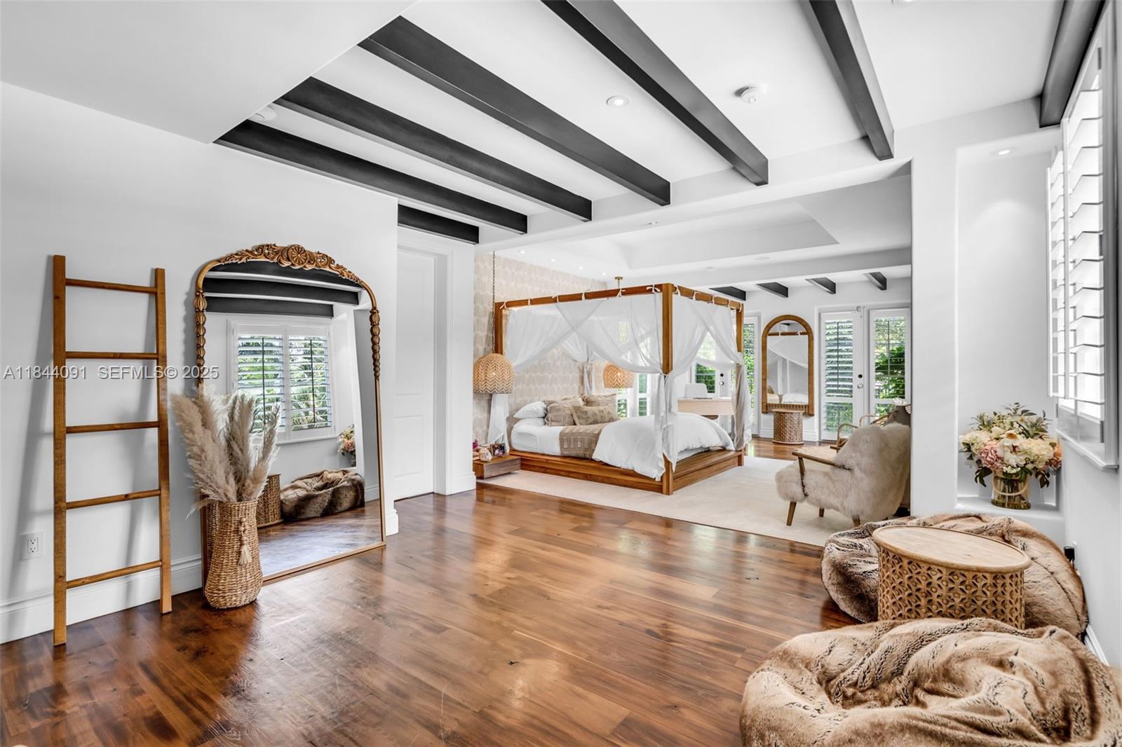 7320 Southwest 79th Court Miami, FL 33143 - Photo 62 of 89 a living room with furniture and wooden floor