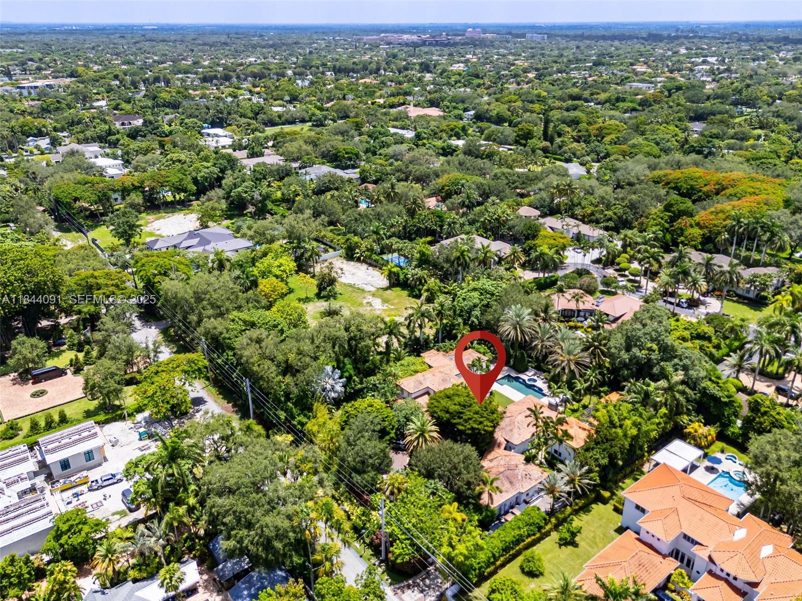 7320 Southwest 79th Court Miami, FL 33143 - Photo 85 of 89 an aerial view of residential houses with outdoor space and street view