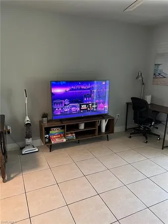 a view of a room with furniture