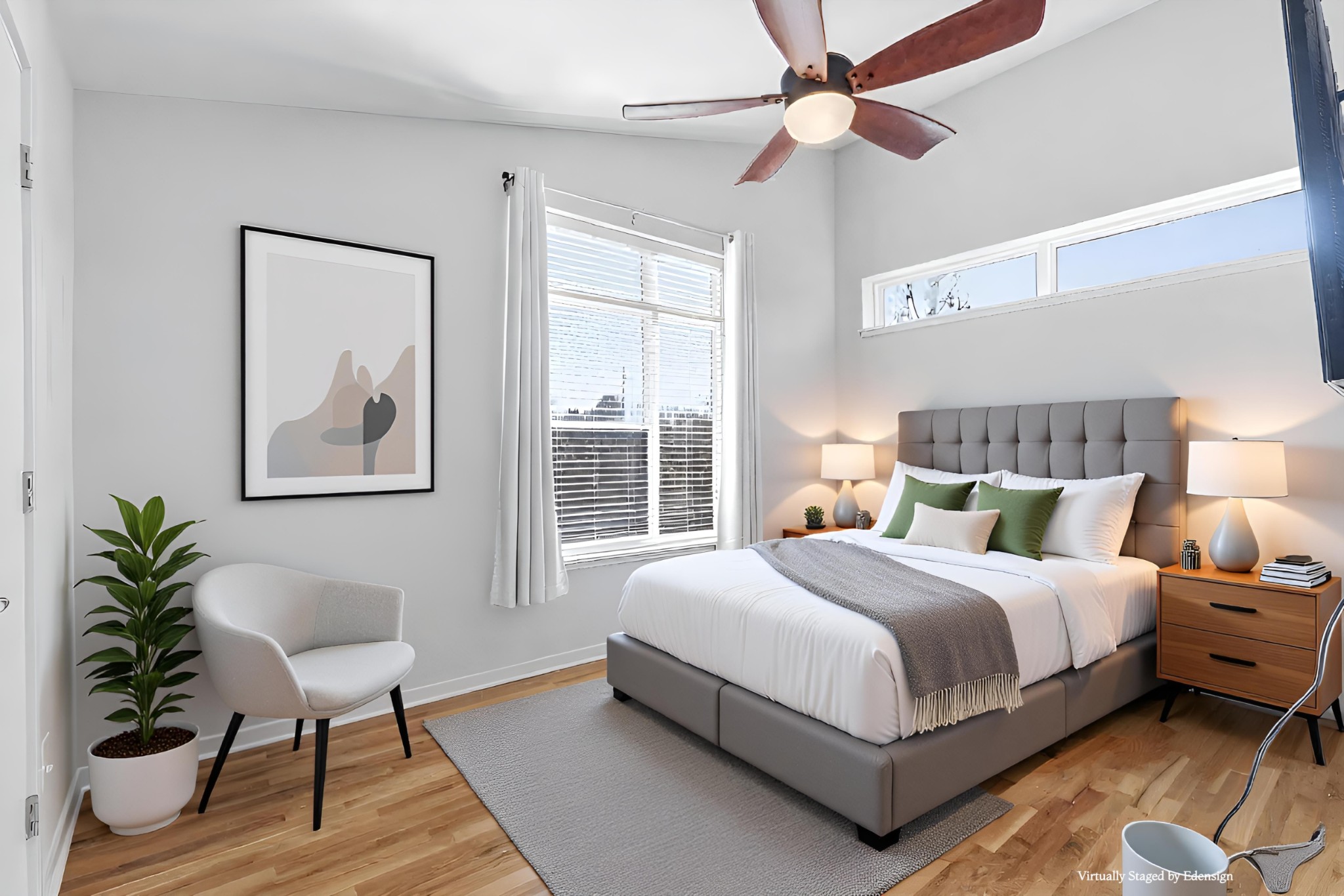 2508 Colbert Drive Nashville, TN 37206 - Photo 21 of 28 a bedroom with a large bed and a window