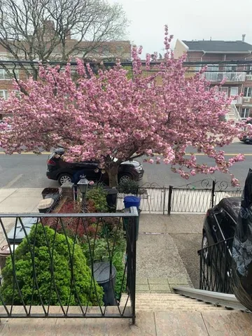 a balcony with an outdoor space