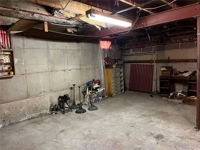 a view of room with gym equipment