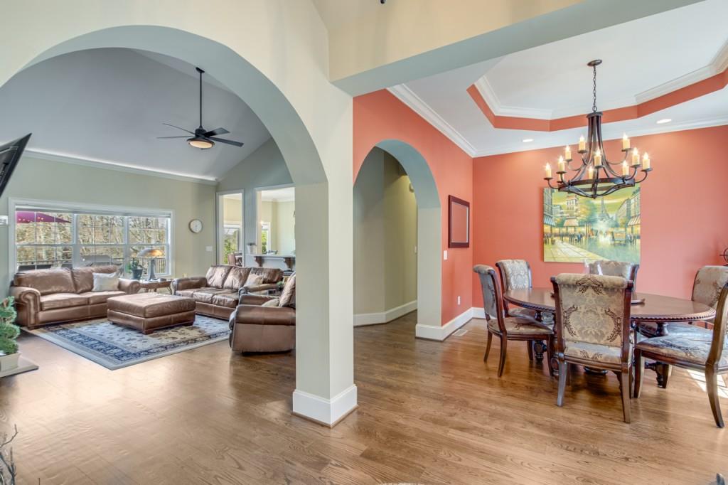 2152 Silver Circle Gainesville, GA 30501 - Photo 8 of 46 a view of a dining room with furniture window and wooden floor