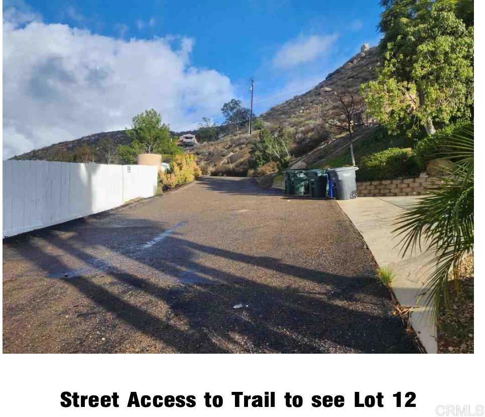 0 North Of Poway Road Poway, CA 92064 - Photo 15 of 15 a view of a backyard