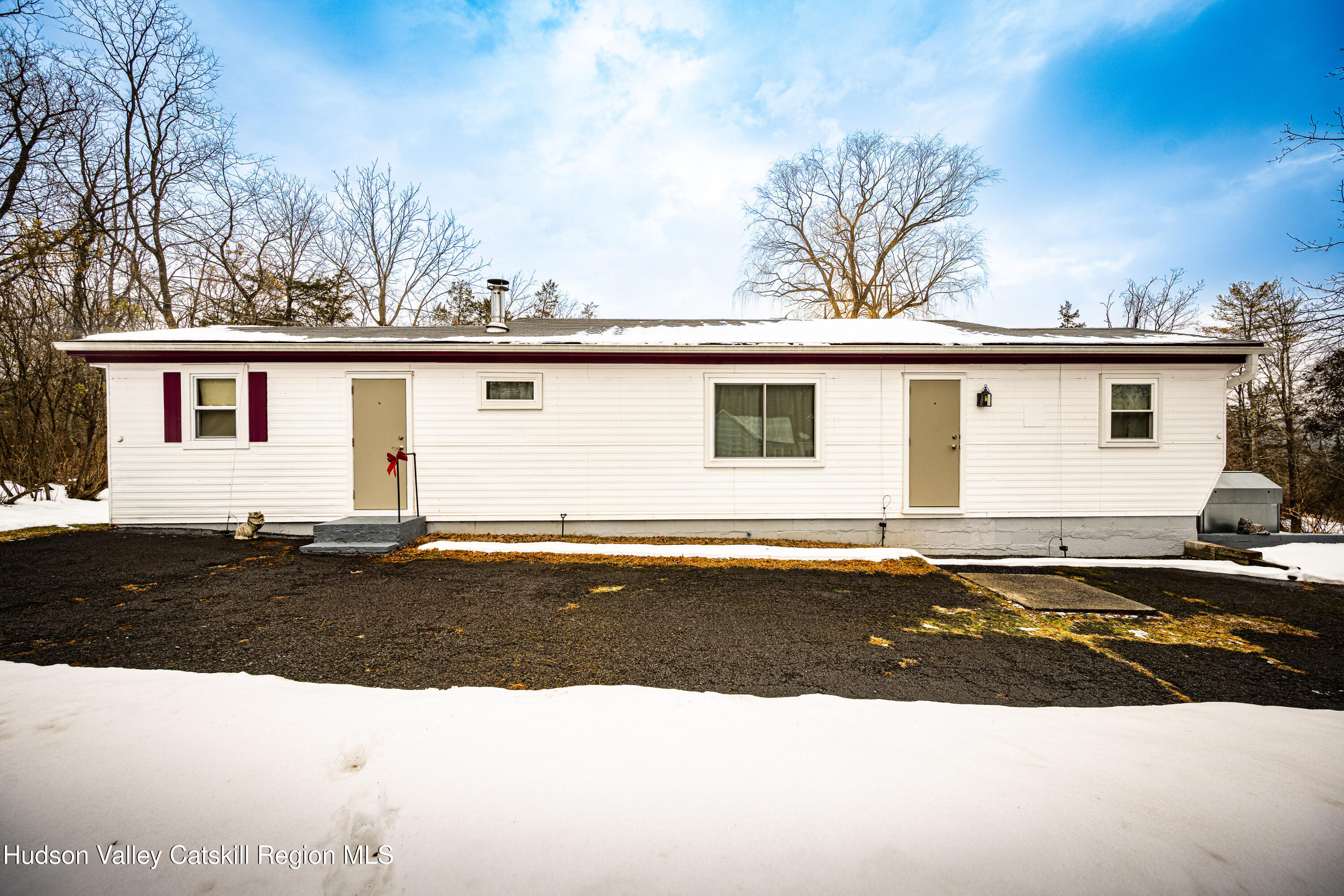2860 Old Kings Road Catskill, NY 12414 - Photo 1 of 21 a view of a house with a snow on the road