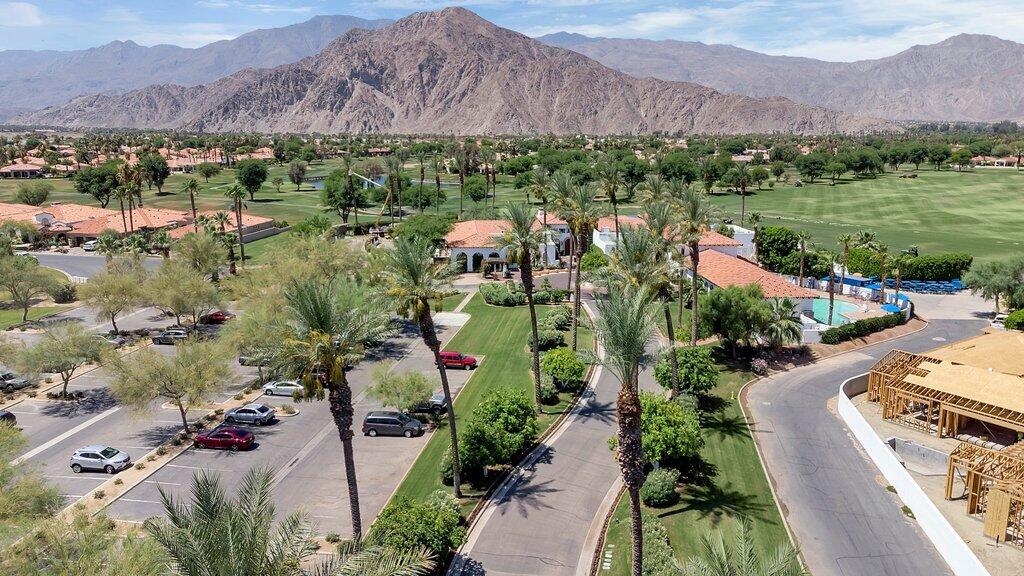 79860 Tangelo La Quinta, CA 92253 - Photo 42 of 45 a view of a garden with mountains in the background