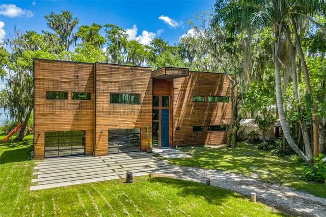front view of house with a yard