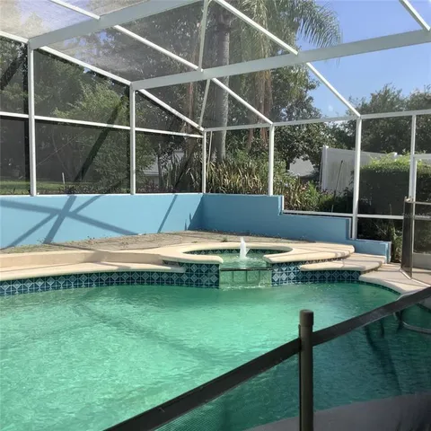 a backyard of a house