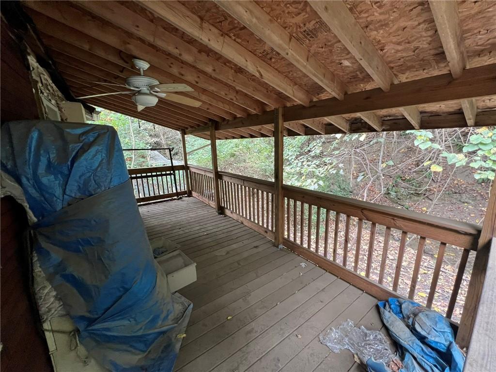 143 Coal Valley Road Clairton, PA 15025 - Photo 22 of 37 a view of porch with wooden floor