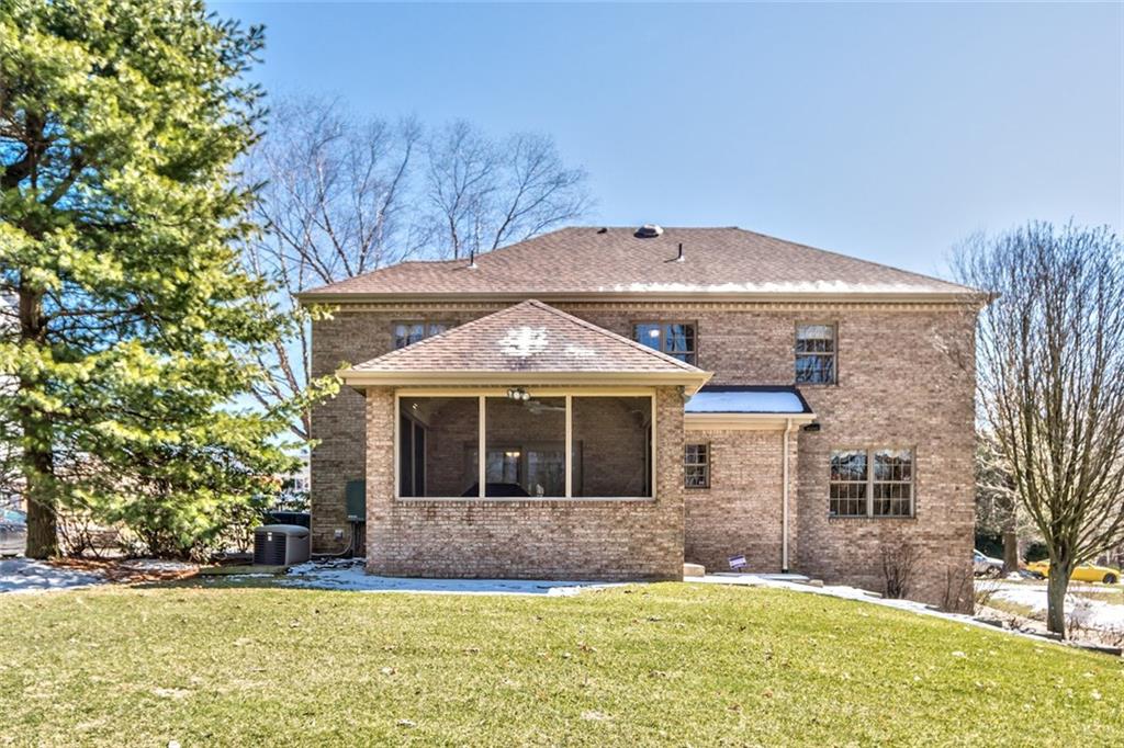 471 Pinkerton Road Wexford, PA 15090 - Photo 3 of 25 14x12 Covered Screened in rEar Porch with Skylights and Ceiling Fan