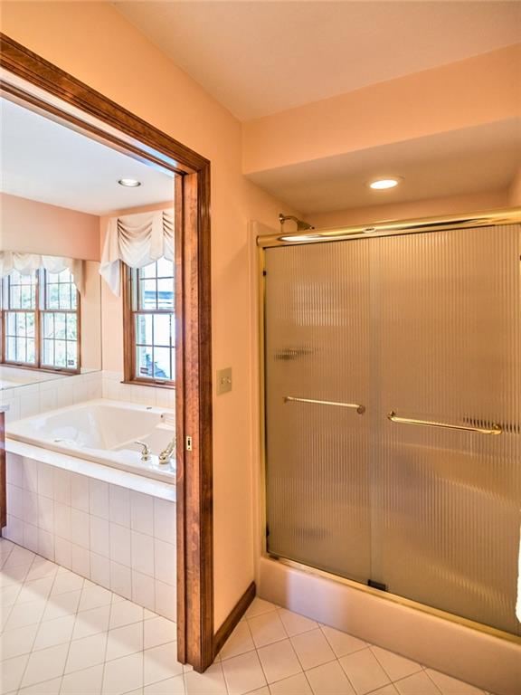 471 Pinkerton Road Wexford, PA 15090 - Photo 23 of 25 Private Master Whirlpool Bath, Double Bowl Vanity & Private Water Closet with Glass Door Shower