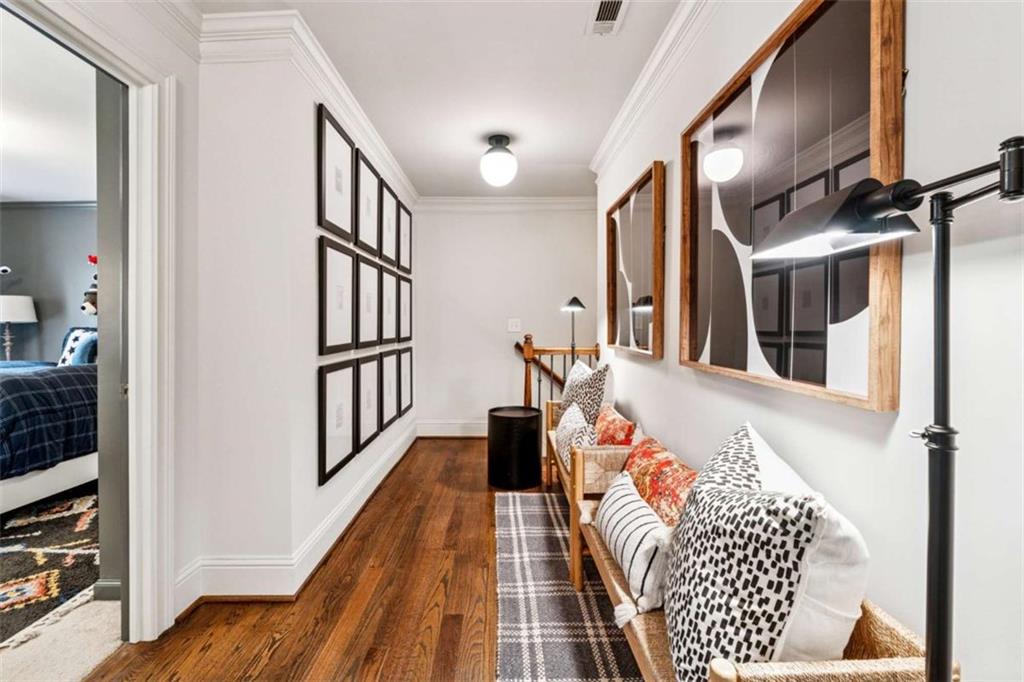 10296 Quadrant Court Alpharetta, GA 30022 - Photo 23 of 28 a balcony with wooden floor