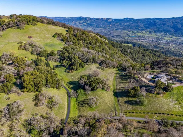 a view of lake and mountain