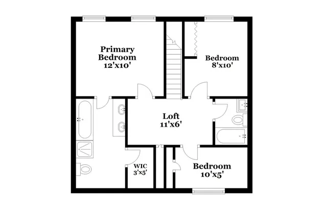 a picture of a bench in front of a building