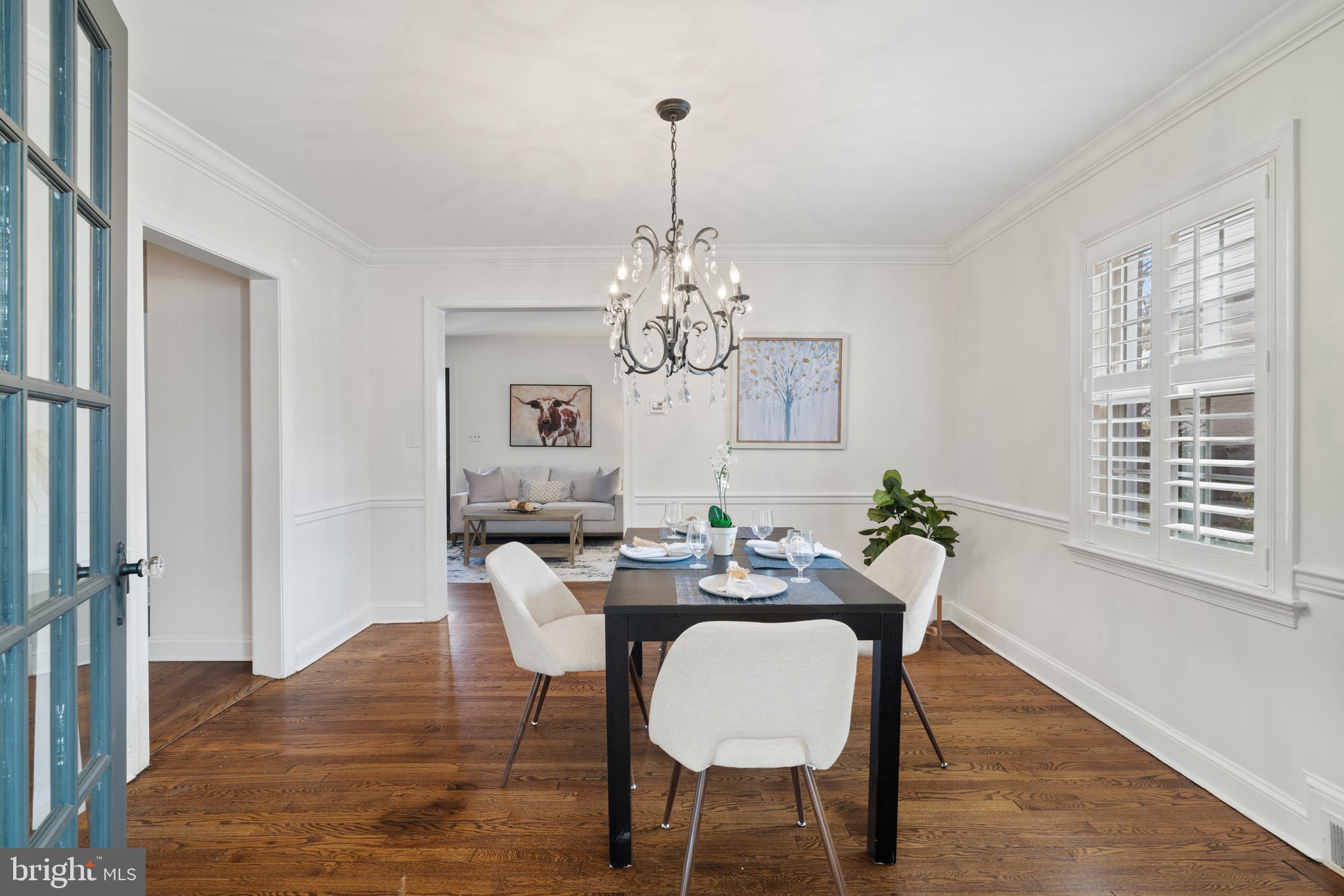 310 Worthington Road Baltimore, MD 21286 - Photo 7 of 50 a view of a dining room with furniture window and wooden floor