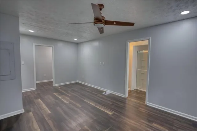 wooden floor in an empty room