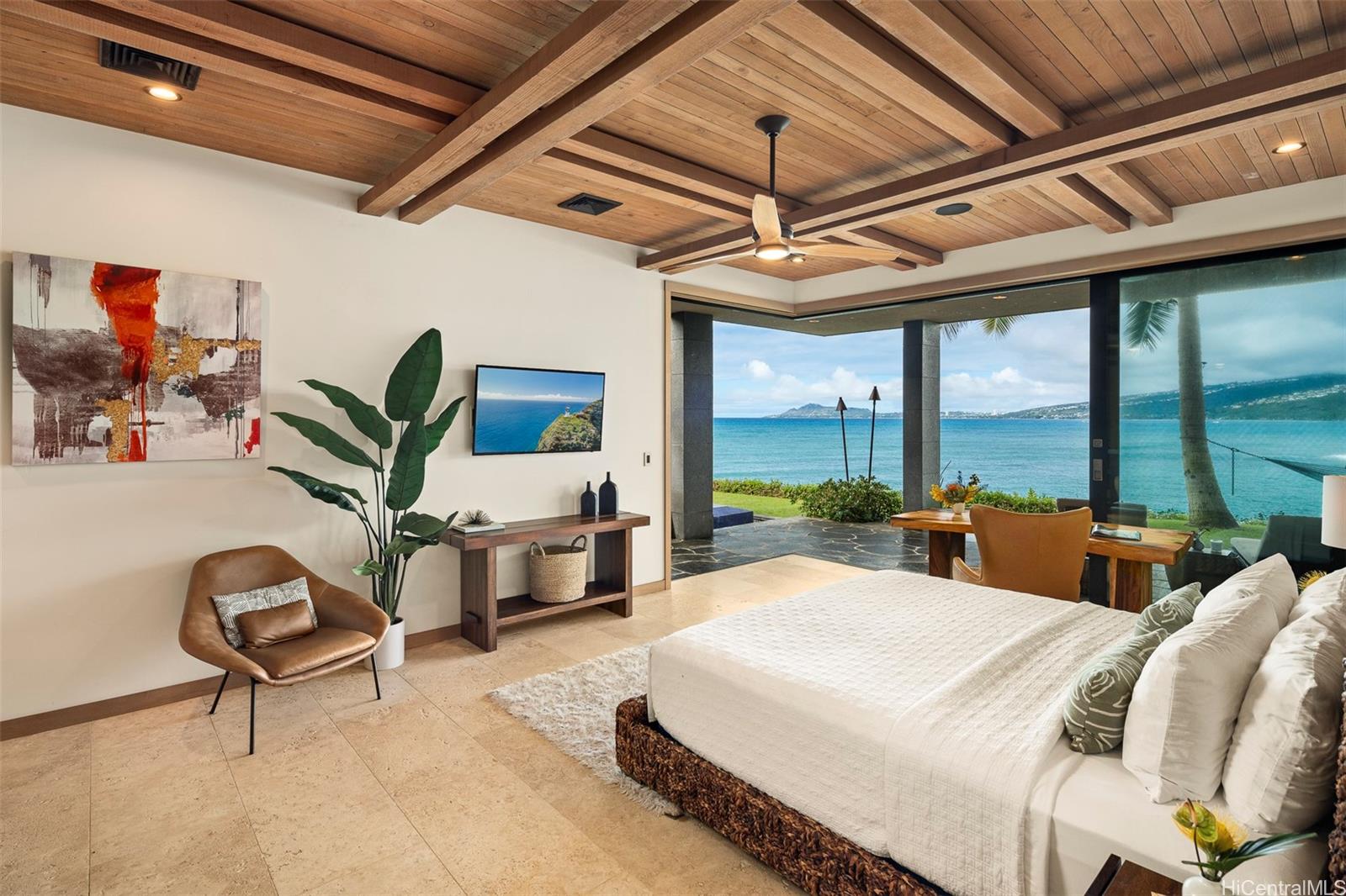 176 Hanapepe Loop Honolulu, HI 96825 - Photo 20 of 25 a bedroom with furniture and a large window