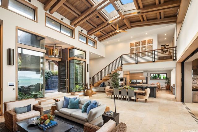 a outdoor space with lots of tables and chairs