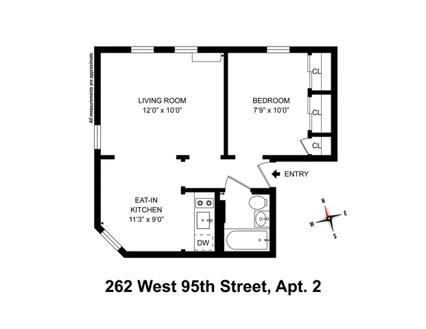 $699,000 | 262 West 95th Street, Unit 2 | Upper West Side