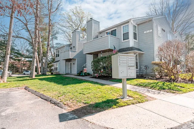 a view of a park with swings
