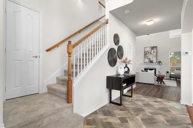 a view of entryway and hall