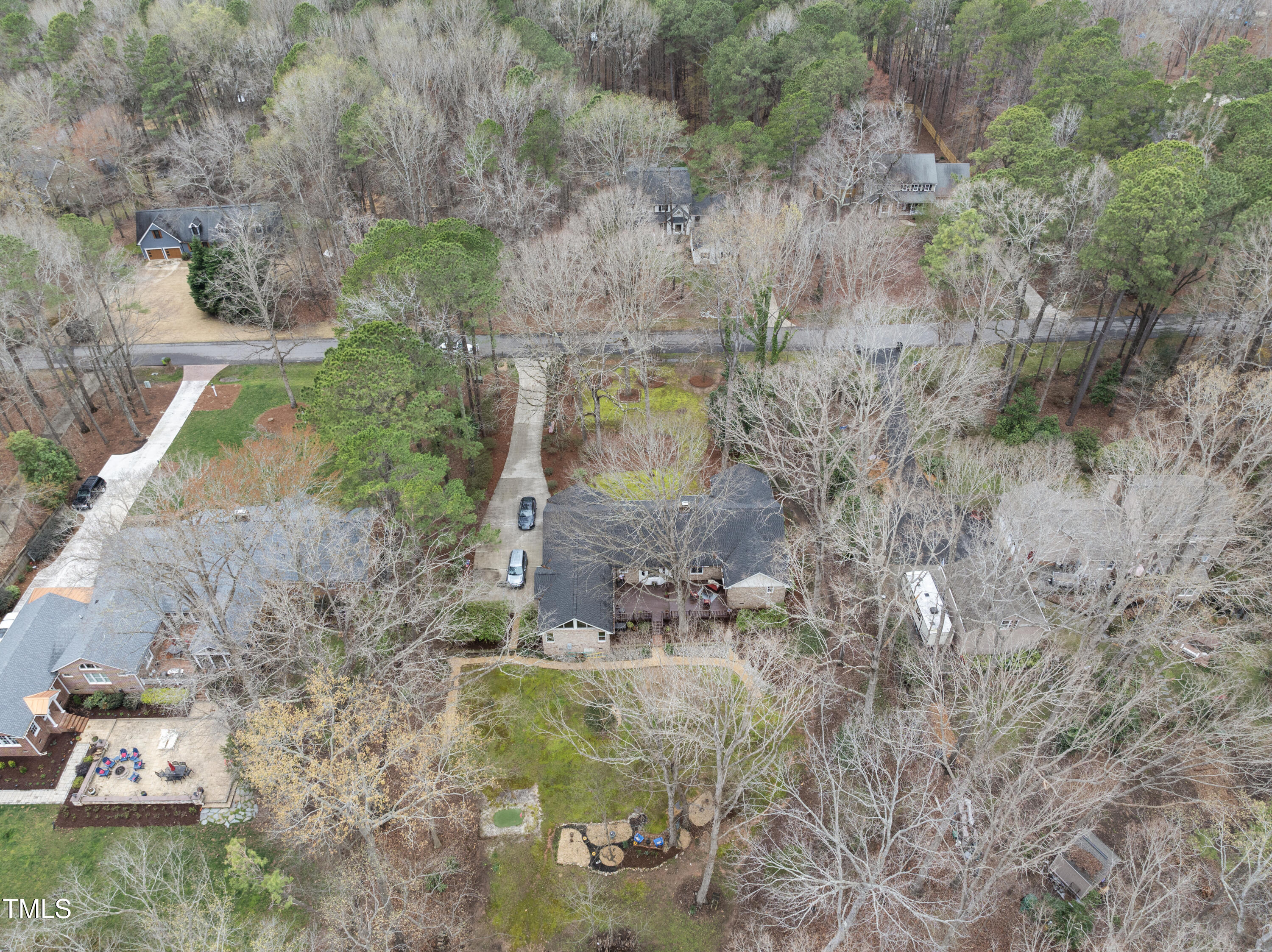 aerial view of top of house appaloosa
