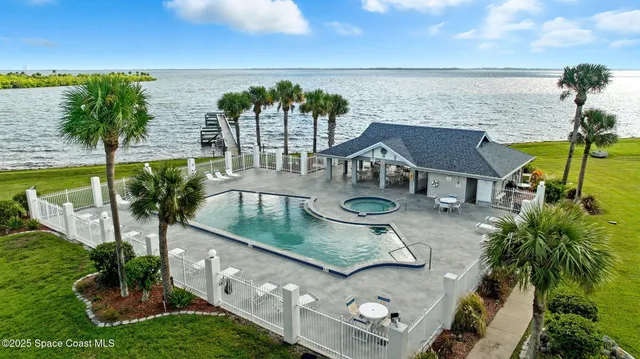 an outdoor view with patio