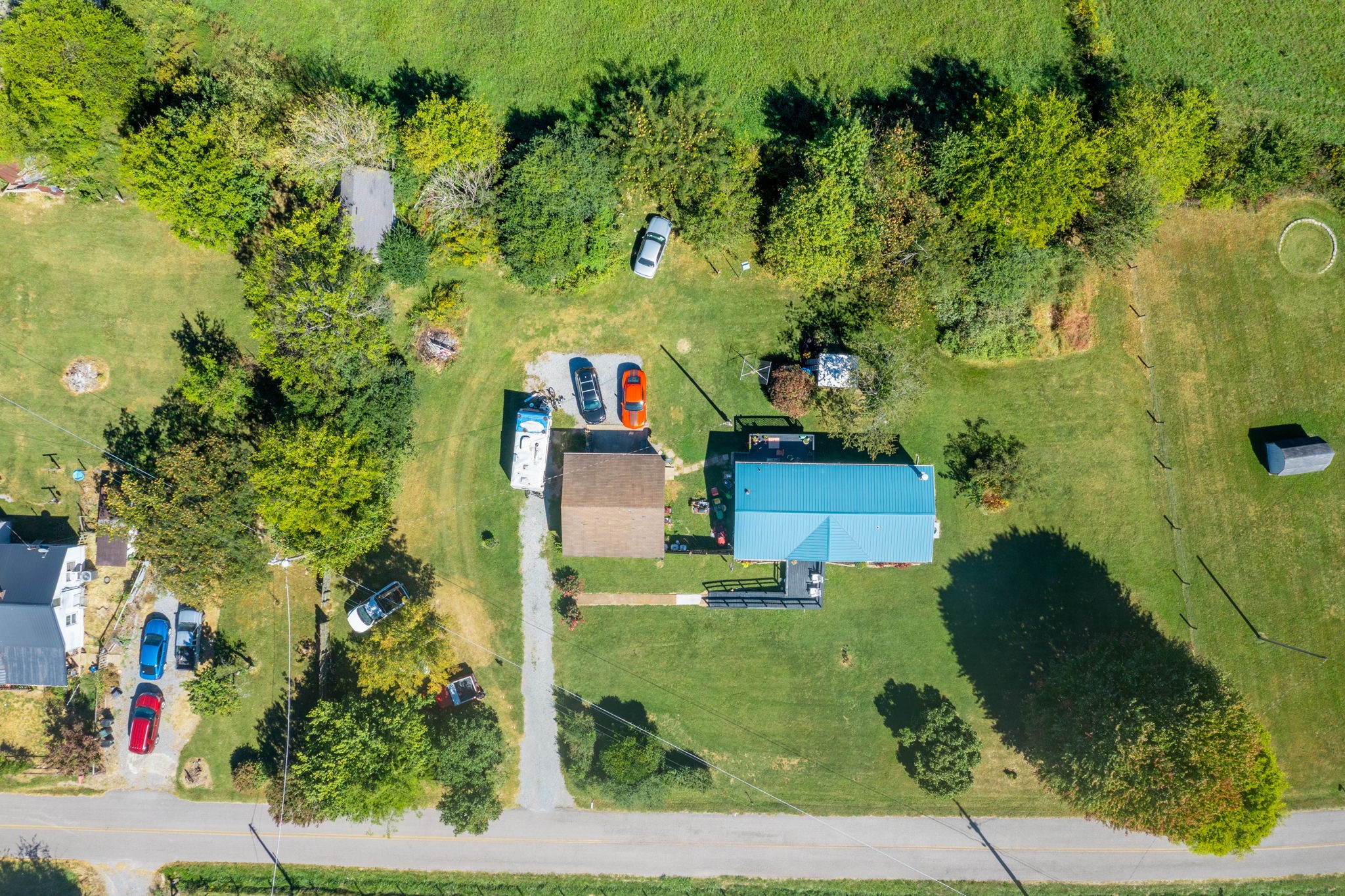 260 Ragland Road Cottontown, TN 37048 - Photo 4 of 36 an aerial view of a house with a yard
