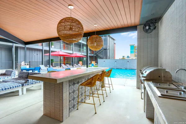 a backyard of a house