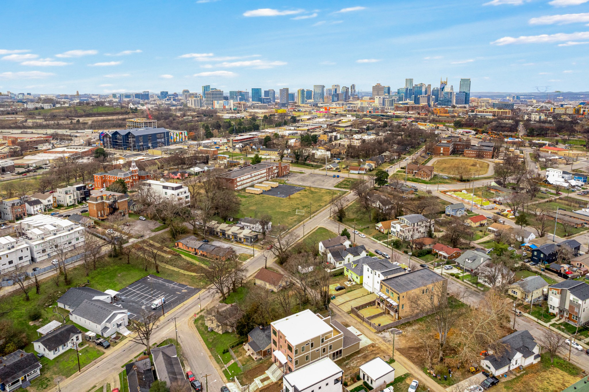 12 Shepard Street Nashville, TN 37210 - Photo 23 of 23 an aerial view of residential houses with city view
