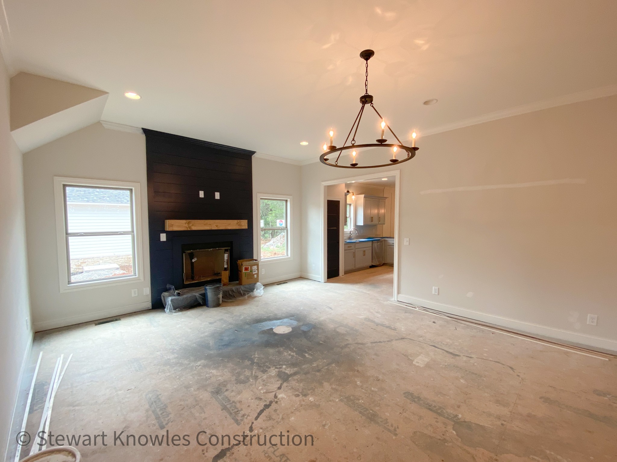 6700 Murfreesboro Road Lebanon, TN 37090 - Photo 4 of 16 a view of empty room with a fireplace and windows