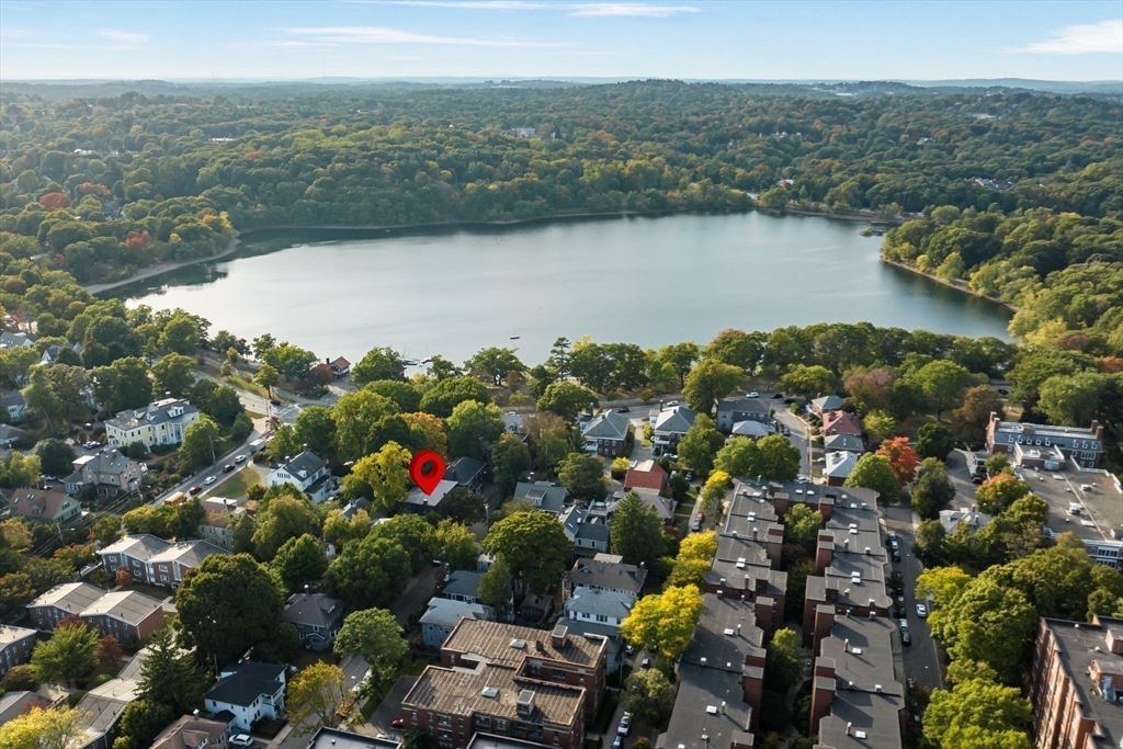 30-32 Goodrich Road Boston, MA 02130 - Photo 37 of 39 an aerial view of residential houses with outdoor space and lake view