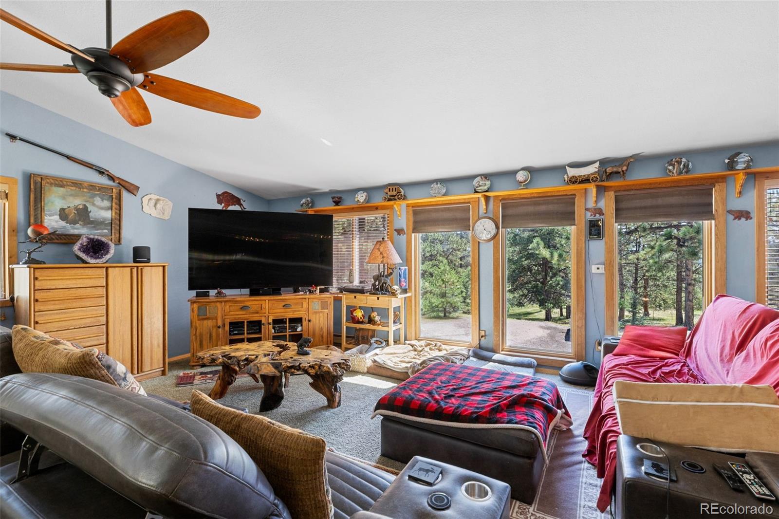 80 Fawn Road Bailey, CO 80421 - Photo 9 of 44 a bedroom with furniture and a window