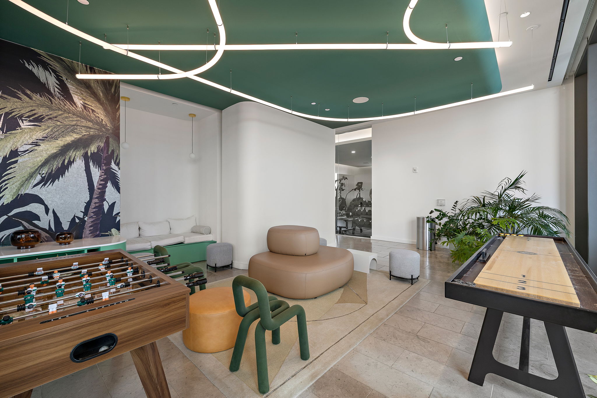 44 East Avenue, Unit 1210 Austin, TX 78701 - Photo 31 of 40 Game room featuring recessed lighting