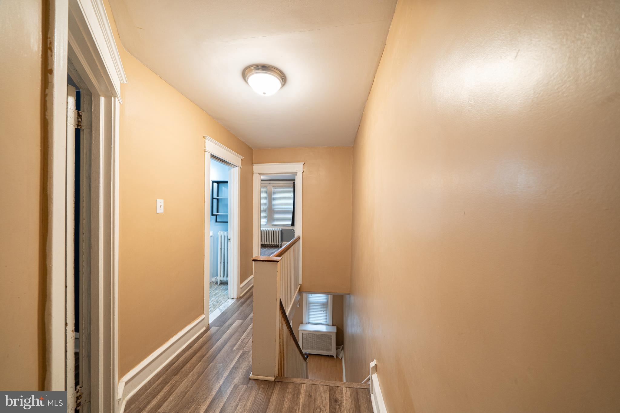 4141 Stirling Street Philadelphia, PA 19135 - Photo 11 of 24 a view of a hallway with wooden floor